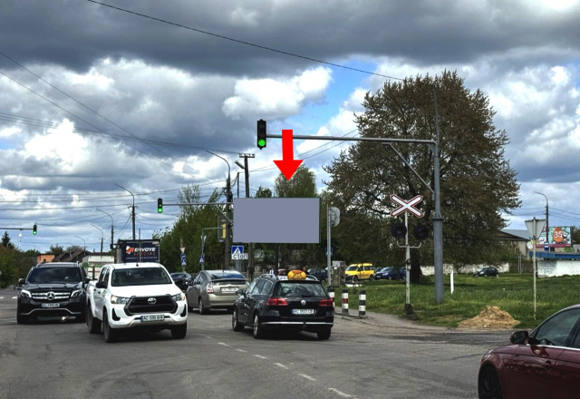 Щит 6x3,  Стрілецька вул. - Перехрестя Набережна, транспортна розв'язка