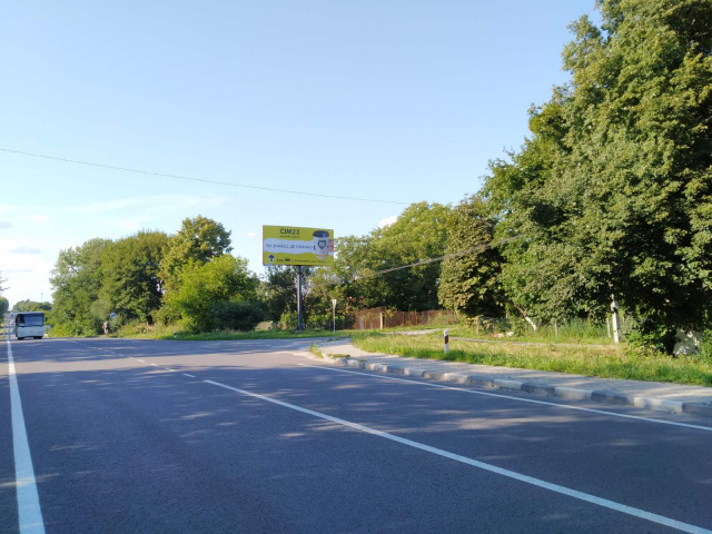 Щит 6x3,  виїзд з Луцька зі сторони Ковеля (Зміїнець)