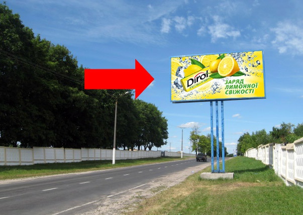 Щит 6x3,  вул_Ковельська_військова частина_від центру