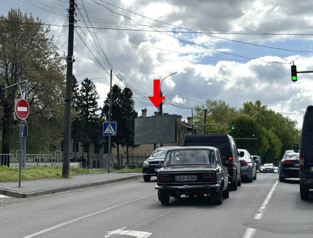 Щит 6x3,  Стрілецька вул. - Перехрестя Набережна, транспортна розв'язка