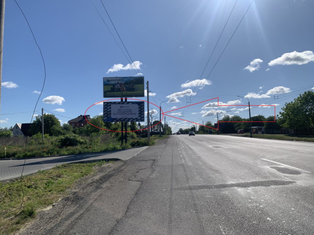 Щит 6x3,  Рівненська_ТЦ Перший_виїзд з міста в сторону Струмівки (нижній)
